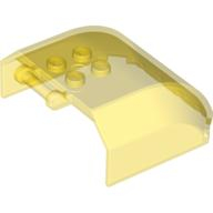 Lego čelní sklo 5x6x2, průhledná žlutá (4610674)